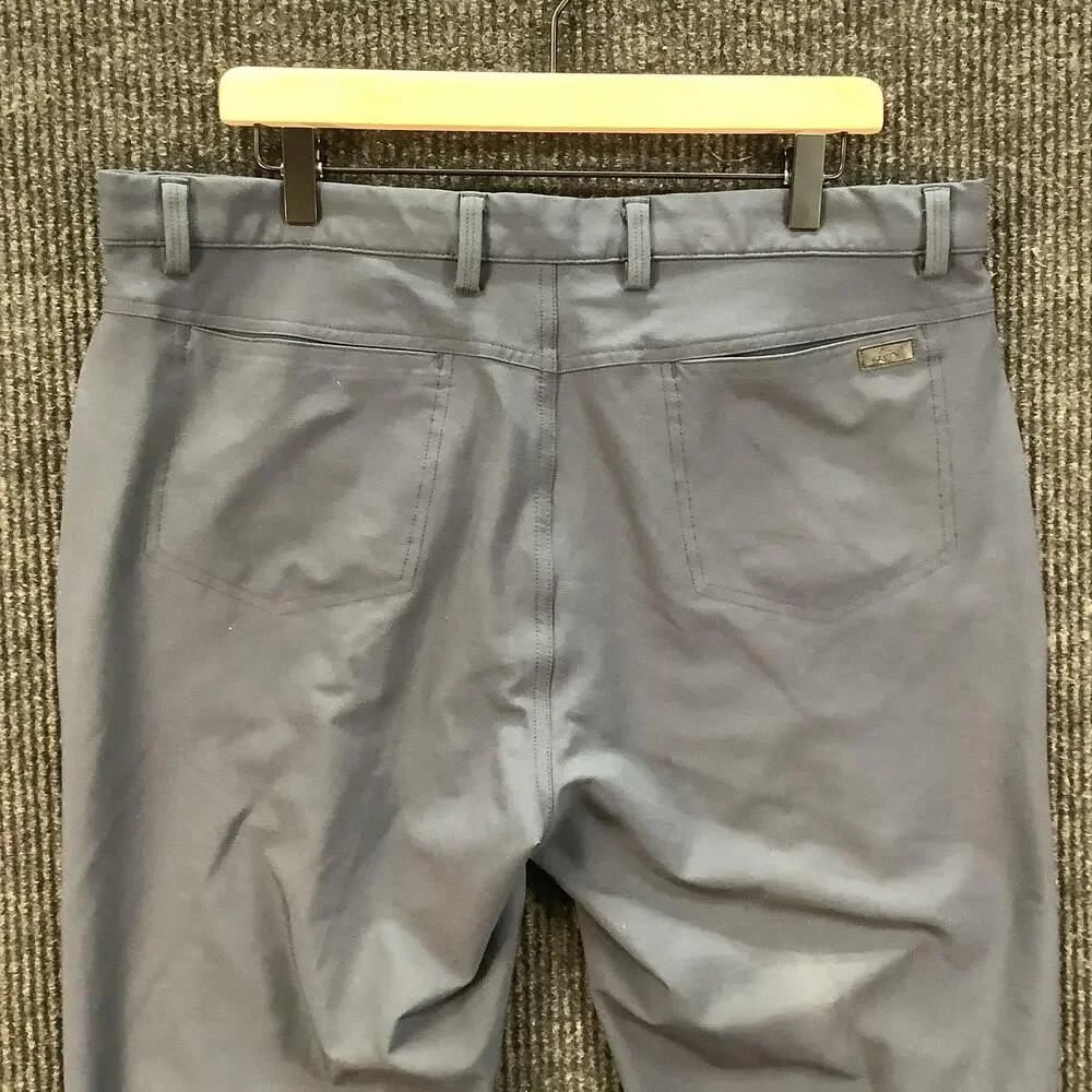 Greg Norman Pants Mens 36x30 Gray Five Pocket Golf Performance Stretch Tech